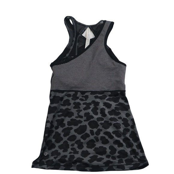 LULULEMON Athletica Women's Tank Top Gray / Black Size 4 - Picture 2 of 10